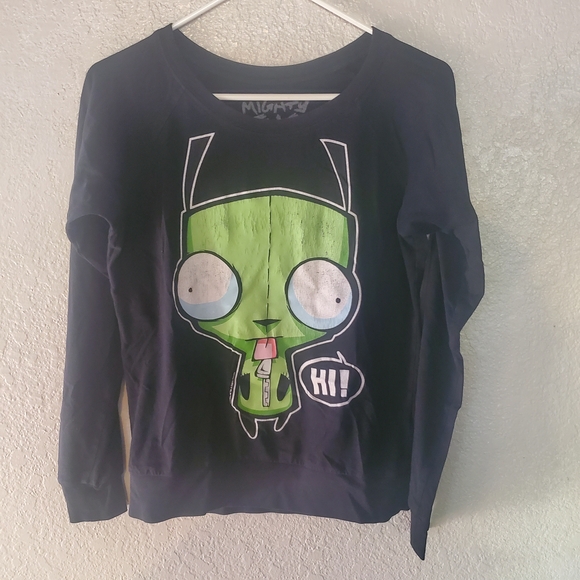 omighty Sweaters - Mighty Fine Brand Invader zim Gir Sweater S